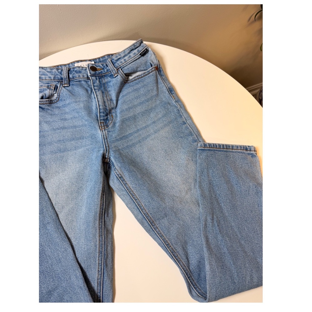 Cello Jeans Women‎ Size 3 Light Blue Excellent High Rise Straight Leg Denim